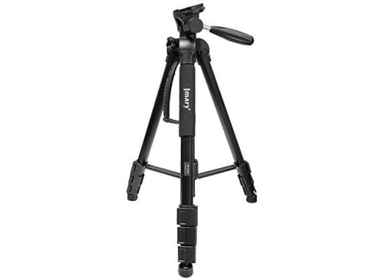 Jmary KP-2234 Professional Tripod 140M Portable Lightweight Aluminum Tripods For DSLR GoPro Camera Mobile Phone - Black